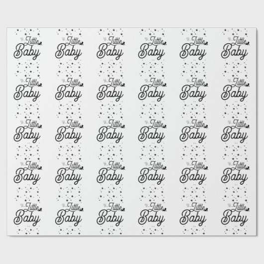 Papier Cadeau Elegant Minimalist Wrapping Paper (Plat)