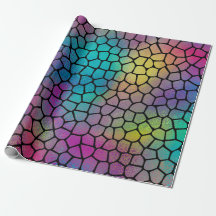 Élégant moderne Abstrait coloré Motif de mosaïque