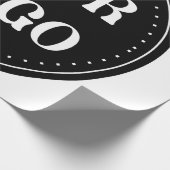 Papier Cadeau élégant, moderne, raffiné et modifiable. (Coin)