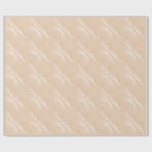 Papier Cadeau Élégant Motif de Noël personnalisé en or moderne (Plat)