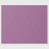 Papier Cadeau Élégant Motif de Parties scintillant violet (Plat)