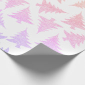 Papier Cadeau Élégant Motif holographique de Noël (Coin)