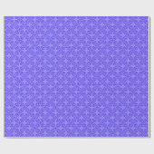 Papier Cadeau Élégant Motif violet de fibres (Plat)