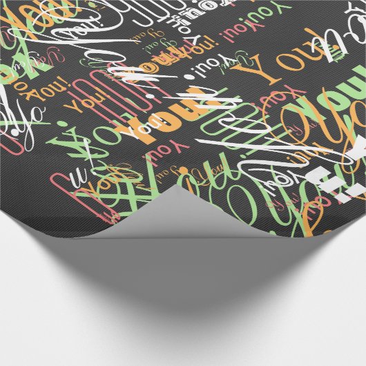 Papier Cadeau Élégant Noir Carbon Fiber Style Arrière - plan d'i (Coin)