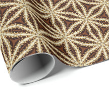 Elégant Or & Brown Star Anise