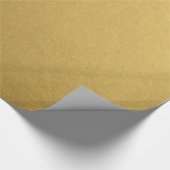 Papier Cadeau Élégant Or Métallique Simple Inspiré (Coin)