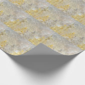 Papier Cadeau Élégant papier d'emballage de Noël en or (Coin)