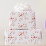 Papier Cadeau Élégant papier d'enveloppement de la cave rose<br><div class="desc">Ajoutez une touche de sophistication à votre don avec ce papier d'enveloppement élégant pour caissons roses. Avec ses arcs roses délicats et doux superbement disposés sur un arrière - plan blanc, ce design est parfait pour les mariages, douches nuptiales, baby showers, anniversaires et autres occasions spéciales. Les tons pastel doux...</div>