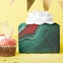 Élégant papier d'enveloppement de Noël en marbre