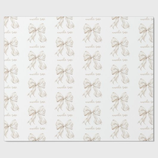 Papier Cadeau Élégant papier d'enveloppement neutre (Plat)