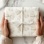 Papier Cadeau Élégant papier d'enveloppement neutre<br><div class="desc">Ajoutez une touche de sophistication à votre don avec ce papier d'enveloppement de boue neutre élégant. Avec ses arcs en ivoire doux et délicats, superbement disposés sur un arrière - plan blanc, ce design est parfait pour les mariages, les douches nuptiales, les baby showers, les anniversaires et autres occasions spéciales....</div>