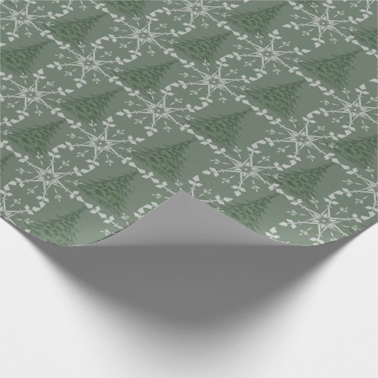 Papier Cadeau Élégant papier enveloppant de Noël - Matte (Coin)