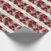 Papier Cadeau Élégant papier Rose d'enveloppement d'anniversaire (Coin)