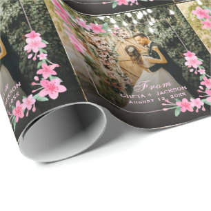 Papier Cadeau Elégant Romantique photo Heureuse Sainte-Valentin