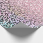 Papier Cadeau Élégant Rose Gold Iridescente Parties scintillant  (Coin)