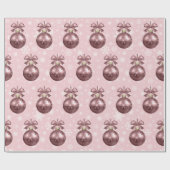 Papier Cadeau Élégant Rose Gold Ornament Motif (Plat)