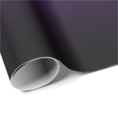 Papier Cadeau Elégant Royal violet et noir Ombre (Coin rond)