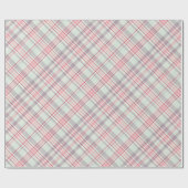 Papier Cadeau Élégant Rustic Classy Plaid Motif (Plat)