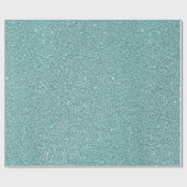 Papier Cadeau Elégant Sage Green Sparkly Parties scintillant Loo (Plat)