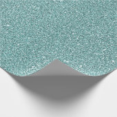 Papier Cadeau Elégant Sage Green Sparkly Parties scintillant Loo (Coin)