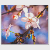 Papier Cadeau Élégant Sakura Blossoms (Plat)