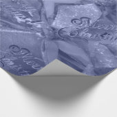 Papier Cadeau Élégant Script rose joyeux Noël Wrappi (Coin)