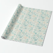 Papier Cadeau Elegant Sea Shell  Wrapping Paper (Déroulé)