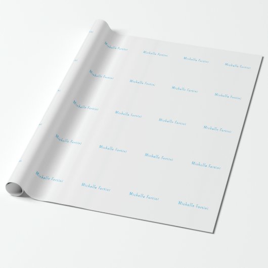 Papier Cadeau Élégant Simple Minimaliste (Déroulé)