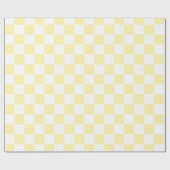 Papier Cadeau Elégant tableau de bord blanc et crème (Plat)