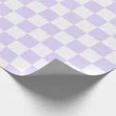 Papier Cadeau Elégant tableau de bord blanc et violet (Coin)