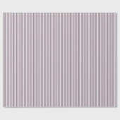 Papier Cadeau Élégant violet mince rayé (Plat)