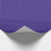 Papier Cadeau Elegant Violet Vintage Damask Pattern (Coin)