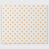 Papier Cadeau Elegant Watercolor Pumpkins Wrapping Paper (Plat)