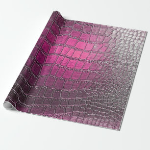 Papier Cadeau Élégante, brillante, texture en cuir gaufré en