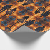 Papier Cadeau Elégante collection de Mariages floraux (Coin)