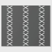 Papier Cadeau Elégante Coupe Ciseaux Coiffeur Tailor (Plat)