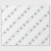 Papier Cadeau Elégante Coupe Ciseaux Coiffeur Tailor (Plat)