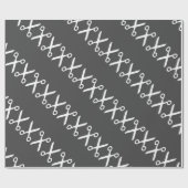 Papier Cadeau Elégante Coupe Ciseaux Coiffeur Tailor (Plat)