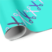 Papier Cadeau Elégante Coupe Ciseaux Coiffeur Tailor (Coin rond)