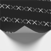 Papier Cadeau Elégante Coupe Ciseaux Coiffeur Tailor (Coin)