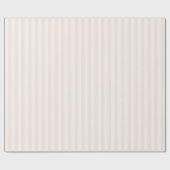 Papier Cadeau Elégante Crème Herringbone Zig Zag (Plat)