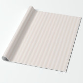 Papier Cadeau Elégante Crème Herringbone Zig Zag (Déroulé)