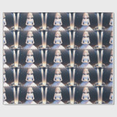 Papier Cadeau Elégante Extravaganza : Annime Bliss Anniversaire (Plat)