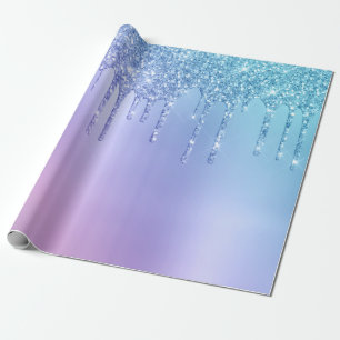 Papier Cadeau Elégante gouttelettes de parties scintillant él
