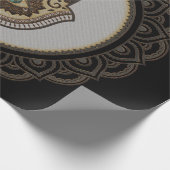 Papier Cadeau Elégante main hamsa, (Coin)