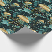 Papier Cadeau Élégante méduse Ethérée (Coin)