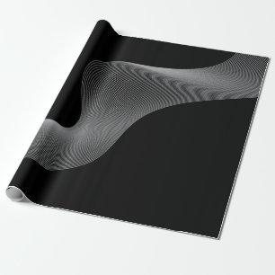 Papier Cadeau Élégante, moderne, futuriste abstraction des vague