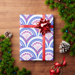 Papier Cadeau Élégante œuvre d'art ornementale vintage