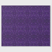 Papier Cadeau Élégante Parties scintillant de glamour violet (Plat)