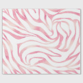 Papier Cadeau Elégante Parties scintillant Rose or Zebra White P (Plat)